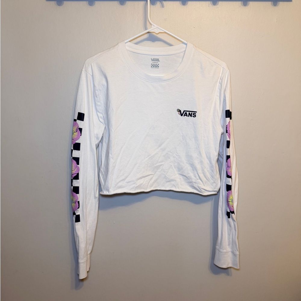 Vans Women's White and Black Shirt